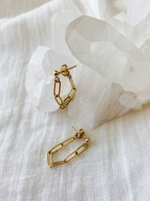 Load image into Gallery viewer, Aster Paperclip Earrings
